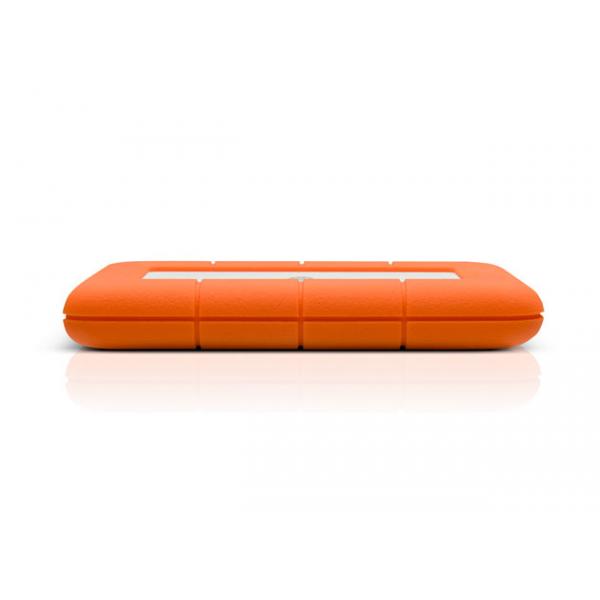 LaCie Rugged Mini, 2TB disco rigido esterno 2000 GB Alluminio, Arancione [LAC9000298]