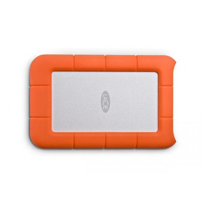 LaCie Rugged Mini, 2TB disco rigido esterno 2000 GB Alluminio, Arancione [LAC9000298]