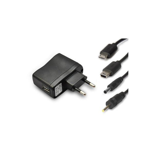 Hamlet Universal Wall Power Supply Kit for Tablets and Smartphones 4 in 1 with 4 Connectors [XPW220MOB]