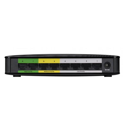 Zyxel 8-Port Gigabit Ethernet Switch [GS-108SV2-EU0101F]