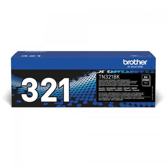 Brother TN-321BK cartuccia toner 1 pz Originale Nero [TN321BK]