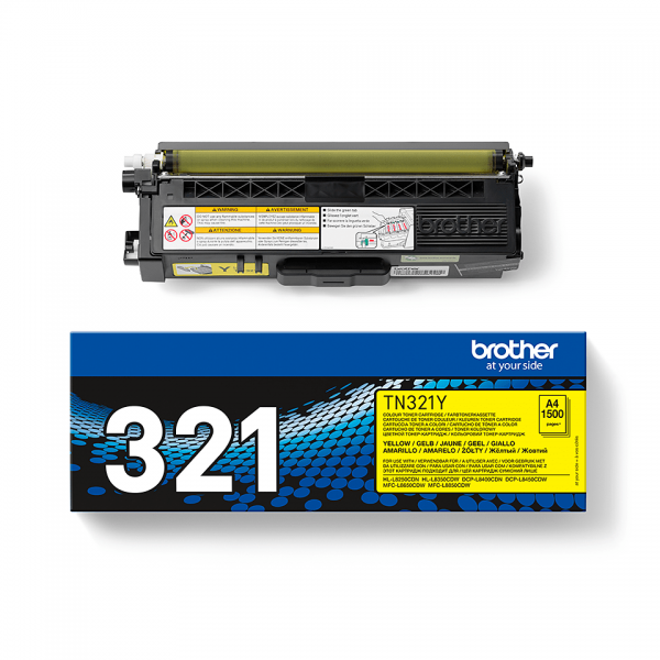 Brother TN-321Y cartuccia toner 1 pz Originale Giallo [TN321Y]