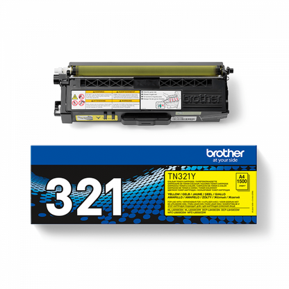 Brother TN-321Y cartuccia toner 1 pz Originale Giallo [TN321Y]