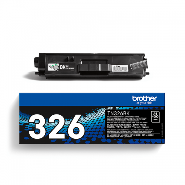 BROTHER TONER NERO AD ALTISSIMA CAPACITA (4.000 PAG).PER DCP8400 DCP8450 HLL8250 HLL8350 MFCL8650 MFCL8850 [TN326BK]