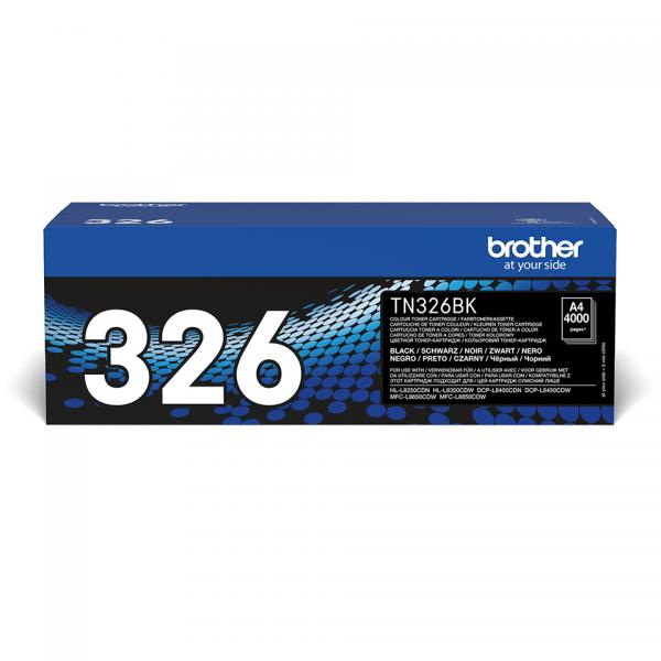 Brother TN-326BK cartuccia toner 1 pz Originale Nero [TN326BK]