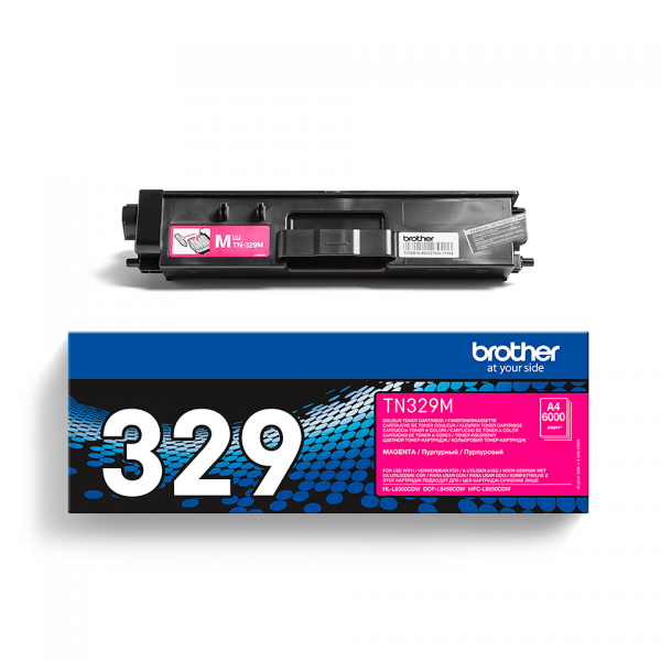 Brother TN-329M cartuccia toner 1 pz Originale Magenta [TN329M]