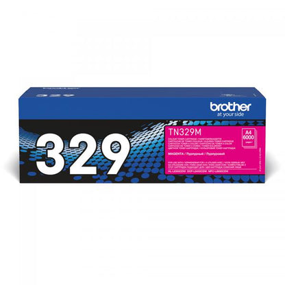 Brother TN-329M cartuccia toner 1 pz Originale Magenta [TN329M]