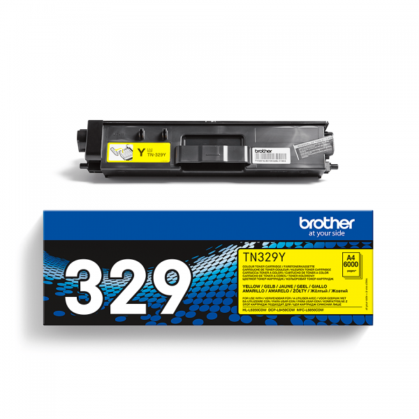 Brother TN-329Y cartuccia toner 1 pz Originale Giallo [TN329Y]