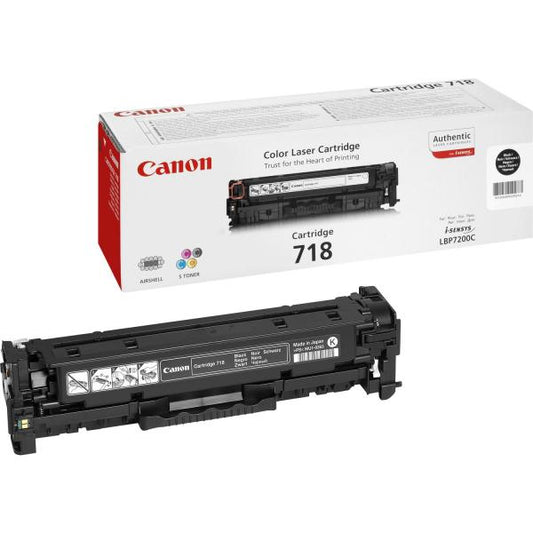 Canon CRG-718 Bk cartuccia toner 1 pz Originale Nero [2662B002]