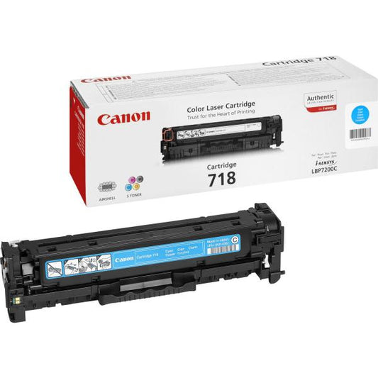 Canon CRG-718 C cartuccia toner 1 pz Originale Ciano [2661B002]