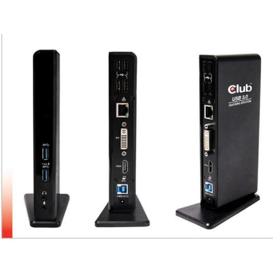 CLUB3D MINI DOCKING STATION USB TYPE A 3.1 GEN 1 DUAL DISPLAY 1200P [CSV-3242HD]