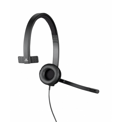 Logitech H570e Auriculares supraaurales con cable Office USB tipo A Negro [981-000571]