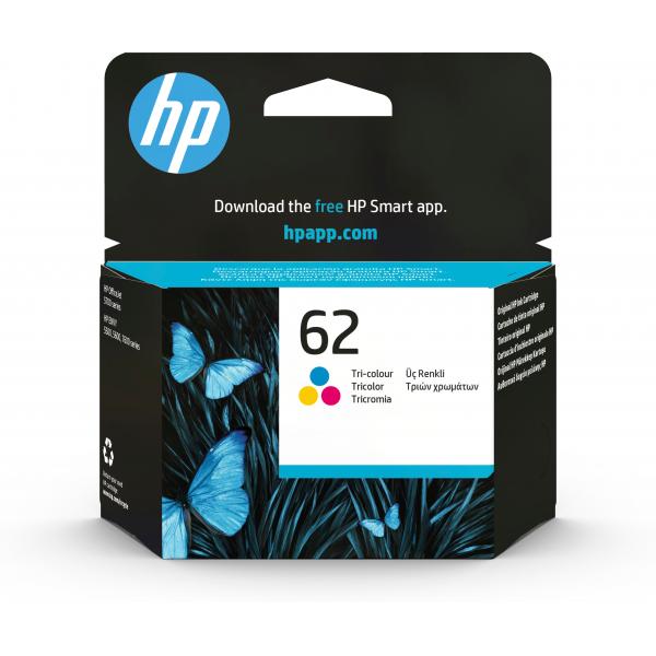 HP CART INK COLORE (CIANO + MAGENTA + GIALLO) N.62 PER OJ5640 [C2P06AE]