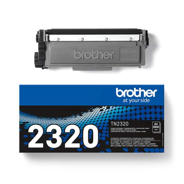 Brother TN-2320 cartucho de tóner 1ud Original Negro [TN2320]