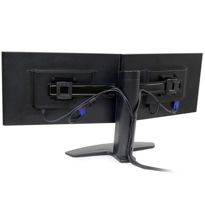 Ergotron Neo Flex Dual Monitor Lift Stand - Black - 2 Monitors - max 24.5 [33-396-085]