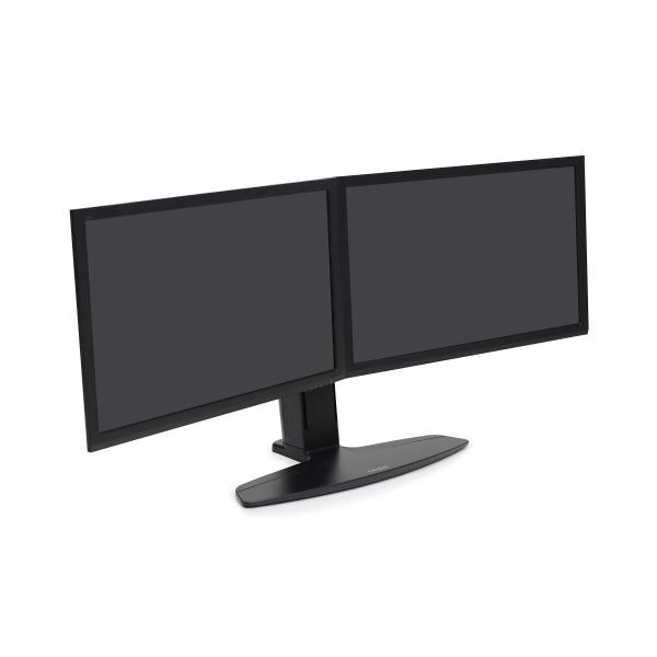 Ergotron Neo Flex Dual Monitor Lift Stand - Black - 2 Monitors - max 24.5 [33-396-085]