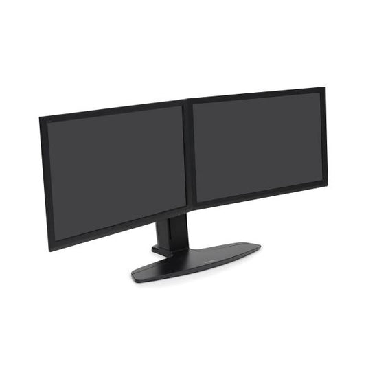 Ergotron Neo Flex Dual Monitor Lift Stand - Black - 2 Monitors - max 24.5 [33-396-085]