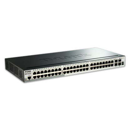 D-Link DGS-1510-52X switch di rete Gestito L3 Gigabit Ethernet (10/100/1000) 1U Nero [DGS-1510-52X]