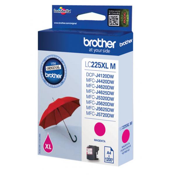 BROTHER CART INK MAGENTA XL 1200 PAG PER MFC-J4620DW/J5320DW/J5620DW/J5720DW [LC225XLM]