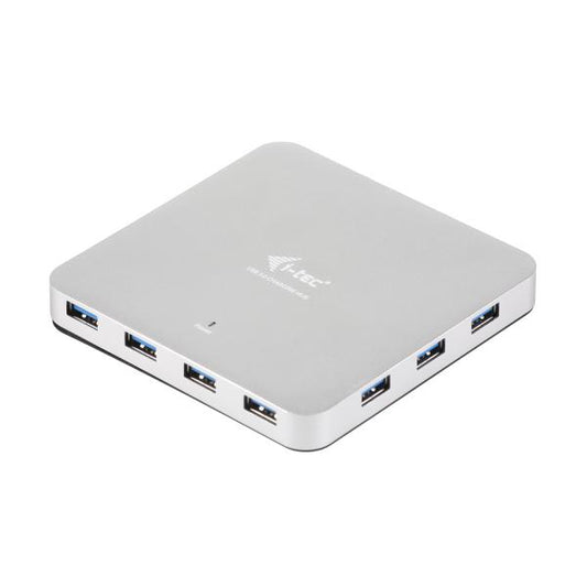 i-tec Metal U3HUBMETAL10 hub di interfaccia USB 3.2 Gen 1 (3.1 Gen 1) Type-A 5000 Mbit/s Argento [U3HUBMETAL10]