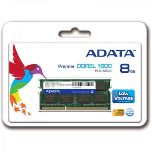 ADATA ADDS1600W8G11-S memoria 8 GB 1 x 8 GB DDR3L 1600 MHz [ADDS1600W8G11-S]