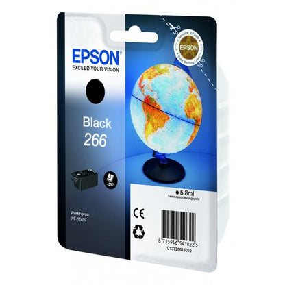 Cartucho de tinta Epson Globe Singlepack Negro 266 [C13T26614010] 