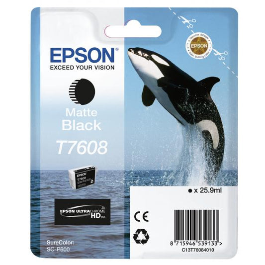 Epson Negro Mate T7608 [C13T76084010]