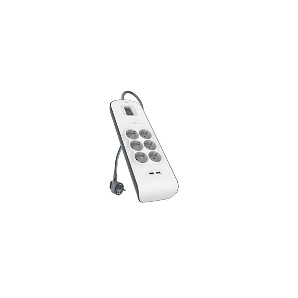 Belkin BSV604vf2M Bianco 6 presa(e) AC 2 m [BSV604VF2M]