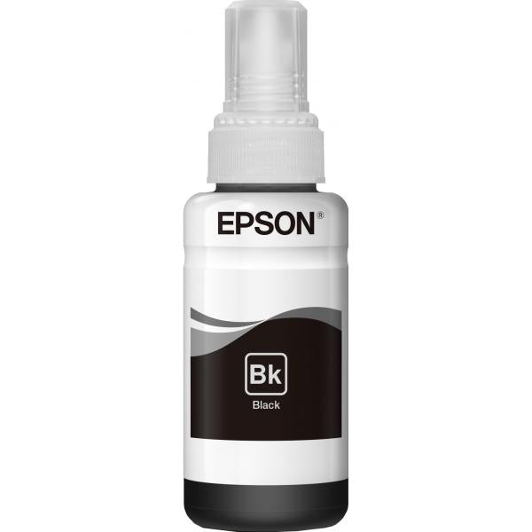 EPSON FLACONE INK NERO 70ML PER SERIE L ECO TANK, T6641 [C13T664140]