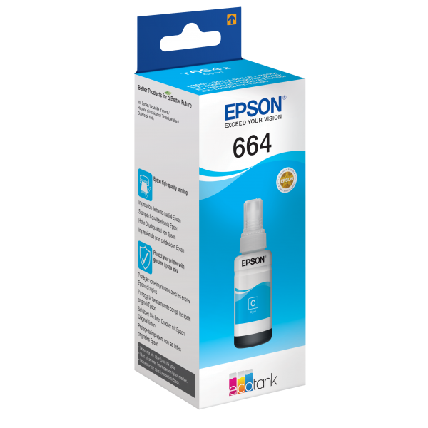 Epson Flacone inchiostro Ciano [C13T664240]