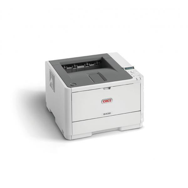 Oki B432dn - Laser Printer - Black - 40 ppm - 2.0 USB - LAN [45762012]