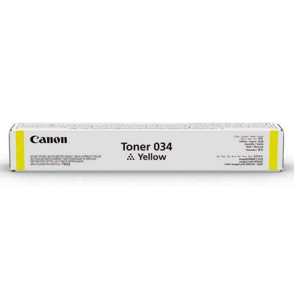 Canon 034 cartuccia toner 1 pz Originale Giallo [9451B001]