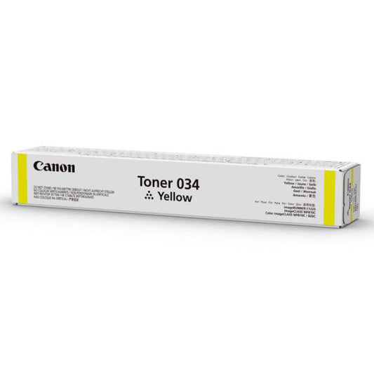 Canon 034 cartuccia toner 1 pz Originale Giallo [9451B001]