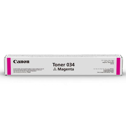 Canon 034 cartucho toner 1ud Original Magenta [9452B001] 