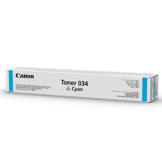 Canon 034 cartuccia toner 1 pz Originale Ciano [9453B001]