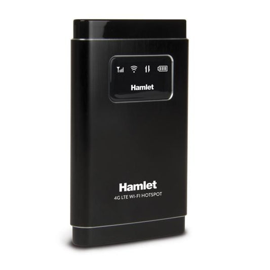 Hamlet Router Wi-Fi 4G LTE condivisione rete fino a 10 dispositivi con slot Micro SD fino a 32 GB [HHTSPT4GLTE]