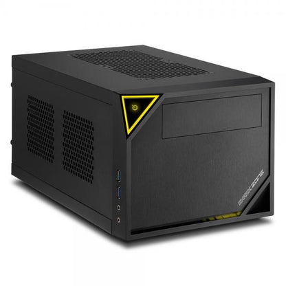 SHARKOON CASE MINI-ITX, 2 SLOT, 37 X 22.5 X 18.0 CM , USB 3.0, USB 2.0, 1X 120 MM FAN (PRE-INSTALLED), DRIVE BAYS 2,5"-SSD [ZONE C10]