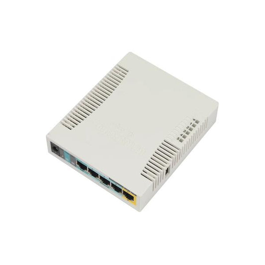 MikroTik, RouterBOARD 951Ui, 2HnD con CPU de 600 Mhz, 128 MB de RAM, 5xLAN, integrado, en 2,4 Ghz 802b/g/n 2x2 RB951Ui-2HnD [RB951Ui-2HnD] 