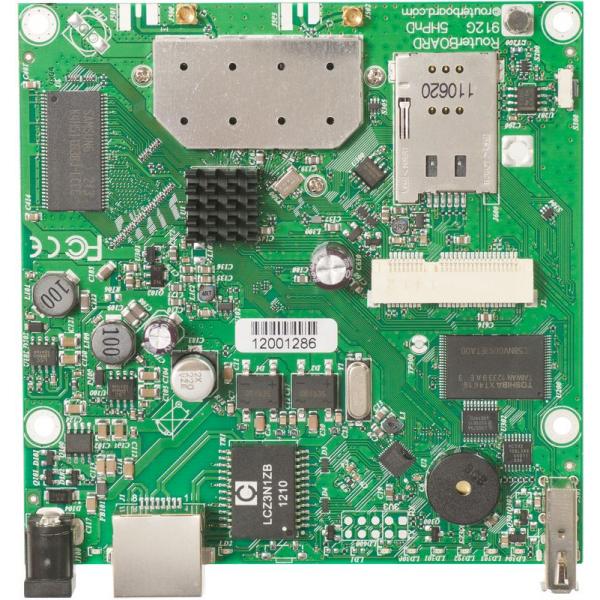 MikroTik, RouterBOARD 912UAG with 600Mhz Atheros CPU, 64MB RAM, 1xGigabit LAN, USB, miniPCIe RB912UAG-5HPnD [RB912UAG-5HPnD]