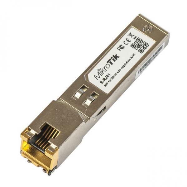 MikroTik, RJ45 SFP 10/100/1000M copper module S-RJ01 [S-RJ01]