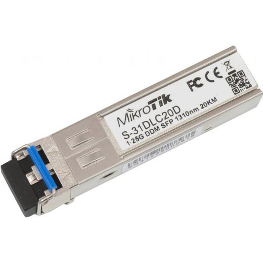 MikroTik, SFP module 1.25G SM 20km 1310nm S-31DLC20D [S-31DLC20D]