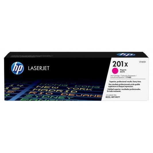 HP Cartuccia Toner originale magenta ad alta capacità LaserJet 201X [CF403X]