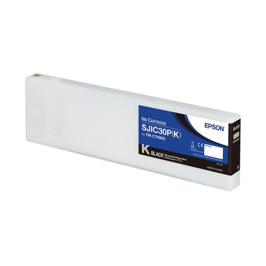 Epson SJIC30P(K): Cartucho de tinta para ColorWorks C7500G (Negro) [C33S020639] 