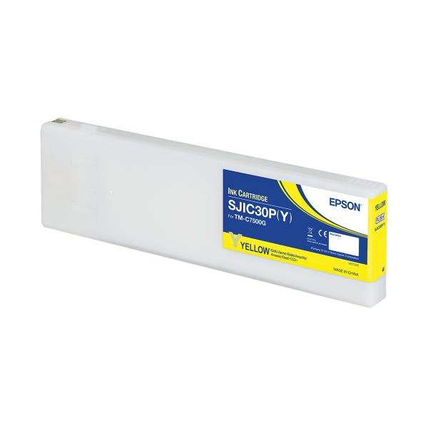 Epson SJIC30P(Y): Cartucho de tinta para ColorWorks C7500G (Amarillo) [C33S020642] 