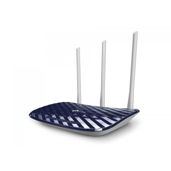 TP-Link AC750 router wireless Fast Ethernet Dual-band (2.4 GHz/5 GHz) Nero, Bianco [ARCHERC20]