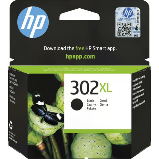 HP CART INK NERO 302 XL PER DJ2130/1110 OJ3830/4650 TS [F6U68AE]