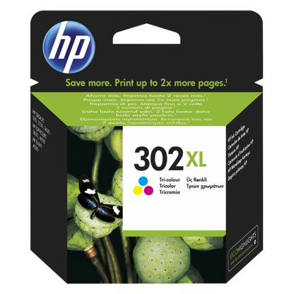 HP CART INK MULTICOLOR XL 302 PER DJ2130/1110 OJ3830/4650 TS [F6U67AE]