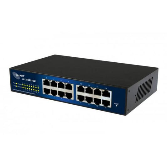 Allnet ALL SG8316M, switch 16 ports 10/100/1000Mbps, smart managed, fanless (internal power supply) ALL-SG8316M [ALL-SG8316M]