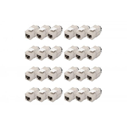 Digitus CAT 6A Keystone Jack - shielded tool free connection - set 24 pcs [DN-93617-24]