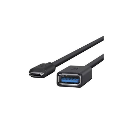 Belkin F2CU036btBLK USB Cable USB 3.2 Gen 1 (3.1 Gen 1) USB C USB A Black [F2CU036BTBLK]